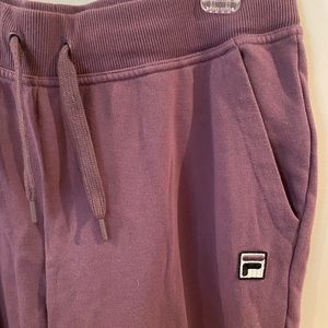 NEVER BEEN WORN FILA PURPLE JOGGERS